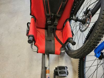 Weehoo Turbo Bike Trailer: Kids Bike Trailer Seat Tow Behind Pedaling
