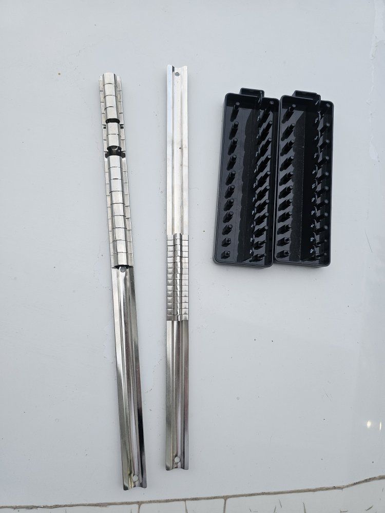 1/2" and 1/4" socket organizers