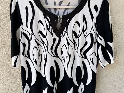 Women's Tribal Flame Print Top