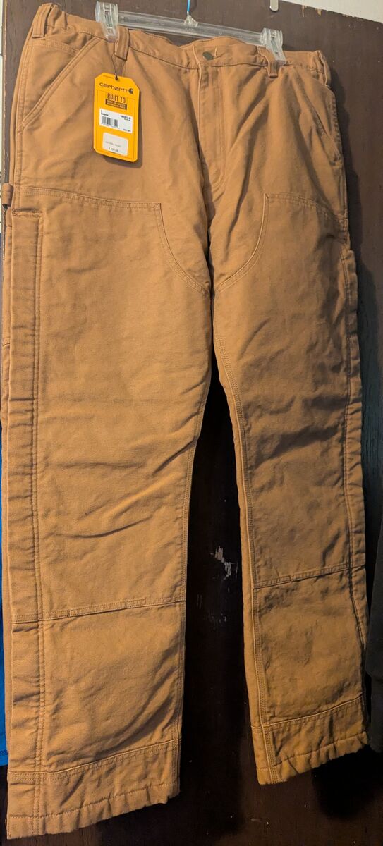 Carhartt washed duck insulated pants