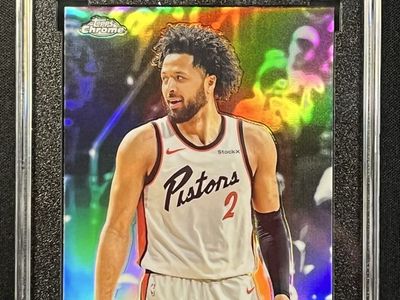 Cade Cunningham 2025 Topps Chrome Detroit Pistons Fanatical Short Print FAN-7 Basketball Card SGC Graded