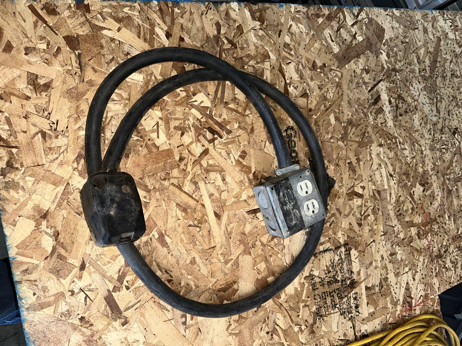 220 volt to 110 six foot long adapter.