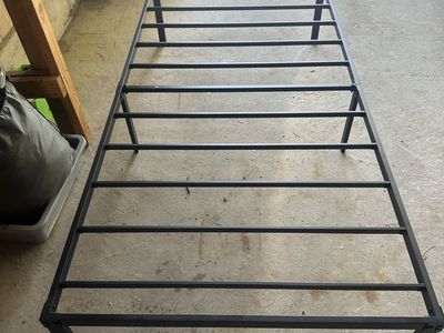 Twin mattress and frame