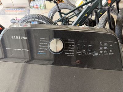 Samsung Washer Dryer Set Black Stainless Steel SmartThings MultiSteam ActiveWater SuperSpeed