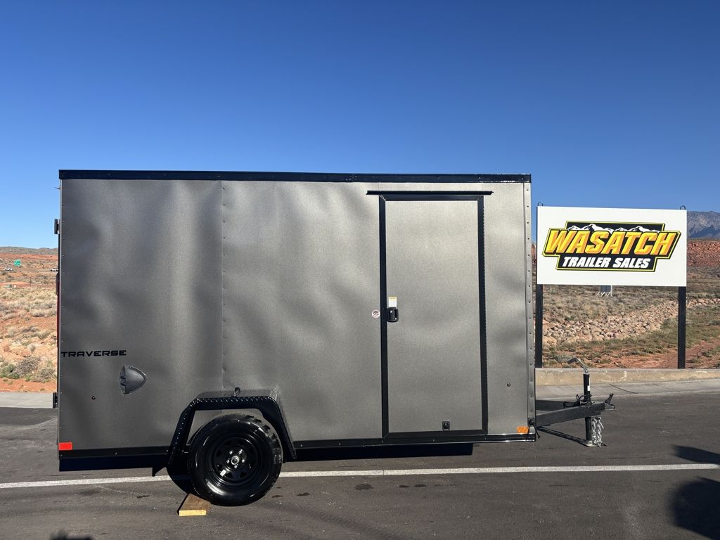 2026 Formula Trailers 6X12 Traverse Flat Top Sloped V-Nose 3K Enclosed Cargo Trailer