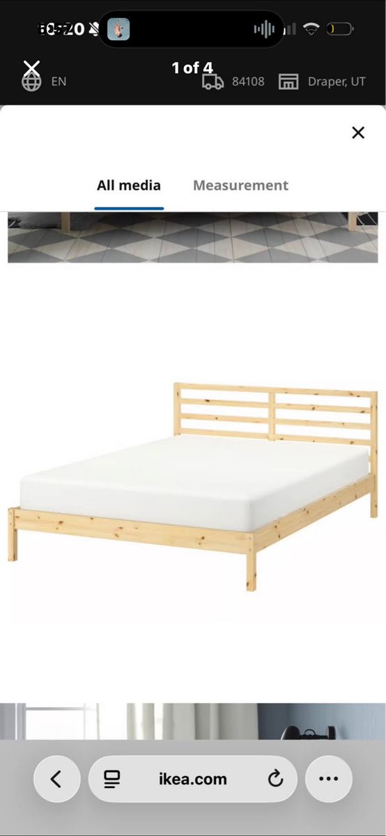 IKEA Tarva Queen BedFrame