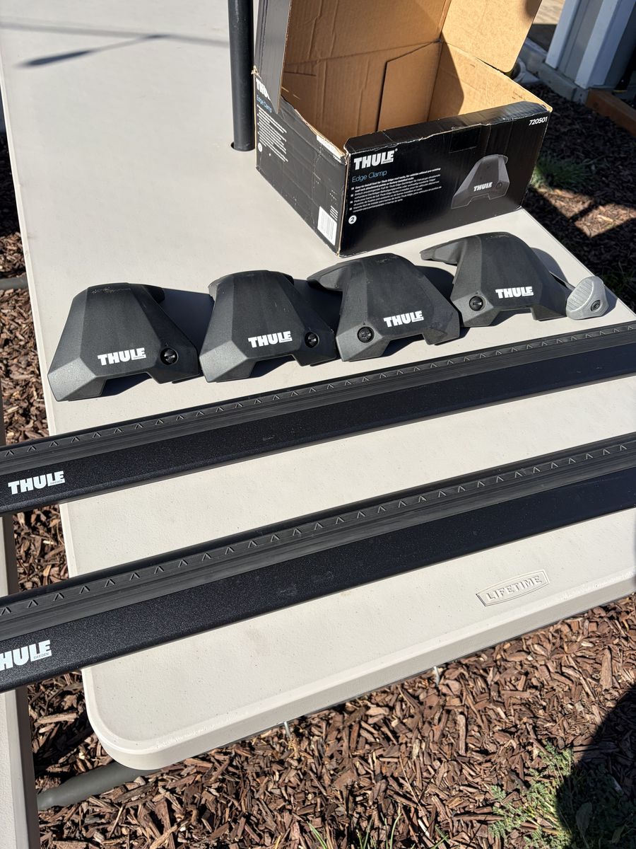 Thule WingBar Edge Roof Rack for Naked Roofs - Model TH75NG