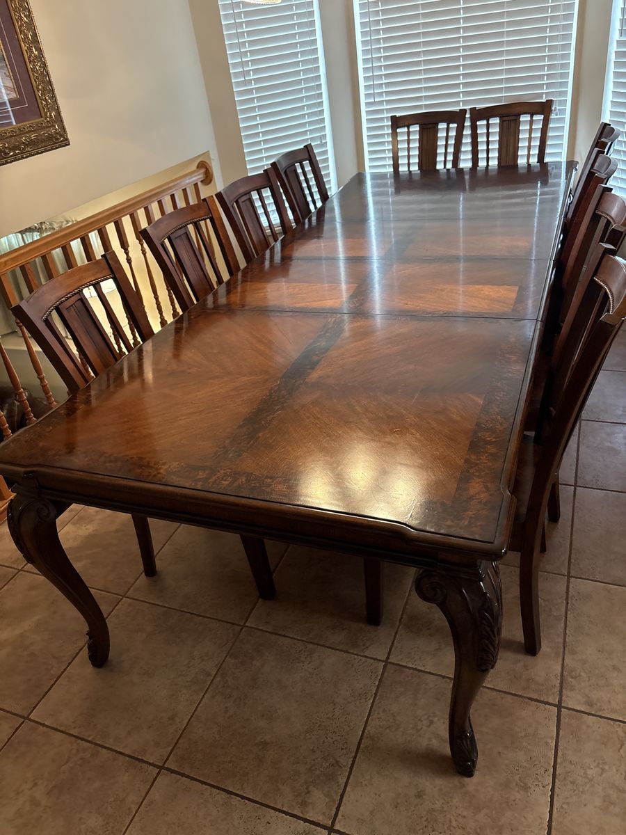 Large all wood dining table