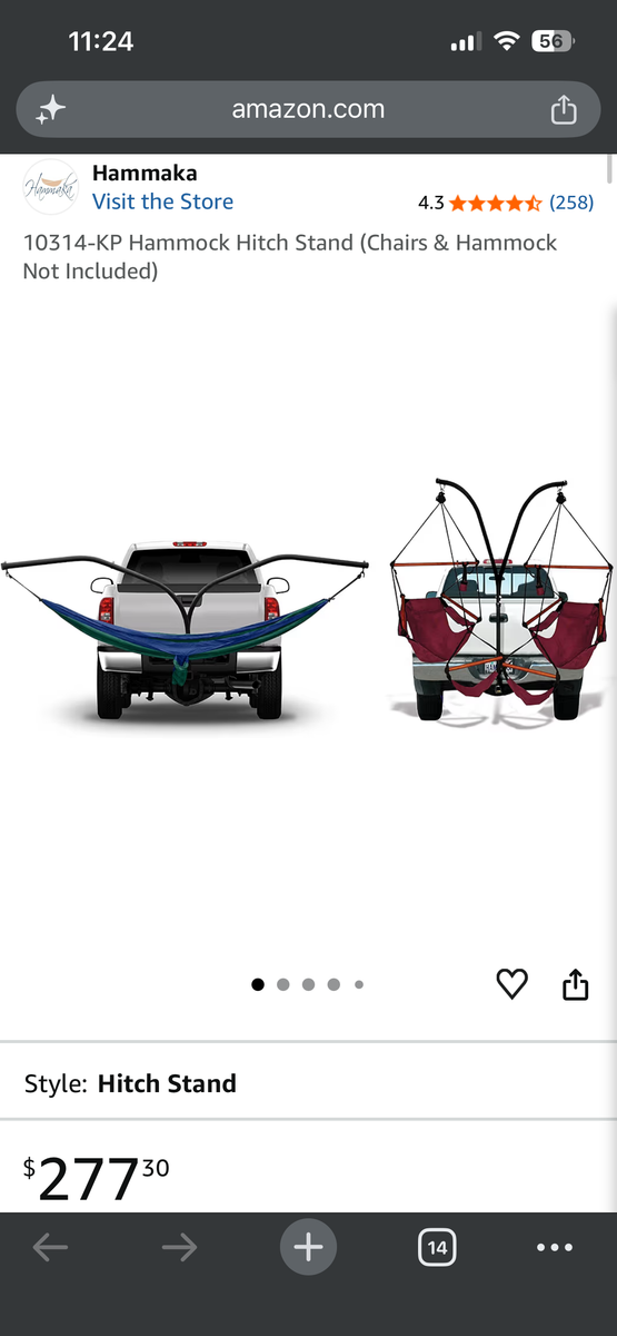 Chair and Hammock Hitch Stand with Chairs