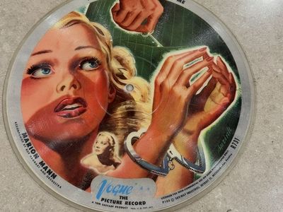 Vogue Picture Disc Vinyl-#R731 Marion Mann-Between The Devil & The Deep Blue Sea + You Took Advantage Of Me-Vintage Pinup Style