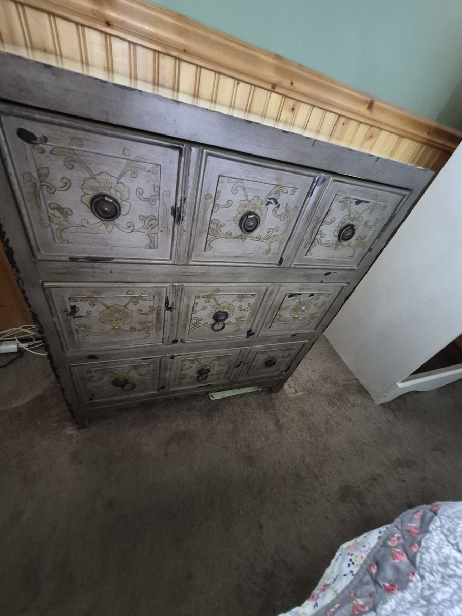Distressed dresser