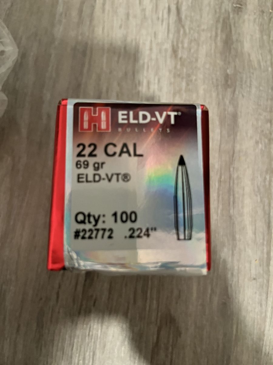 Hornady ELD-VT .224 69gr