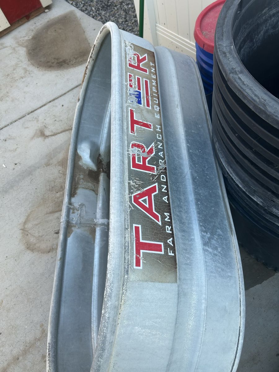 TARTER Galvanized Oval Stock Tank - Farm & Ranch Equipment Trough