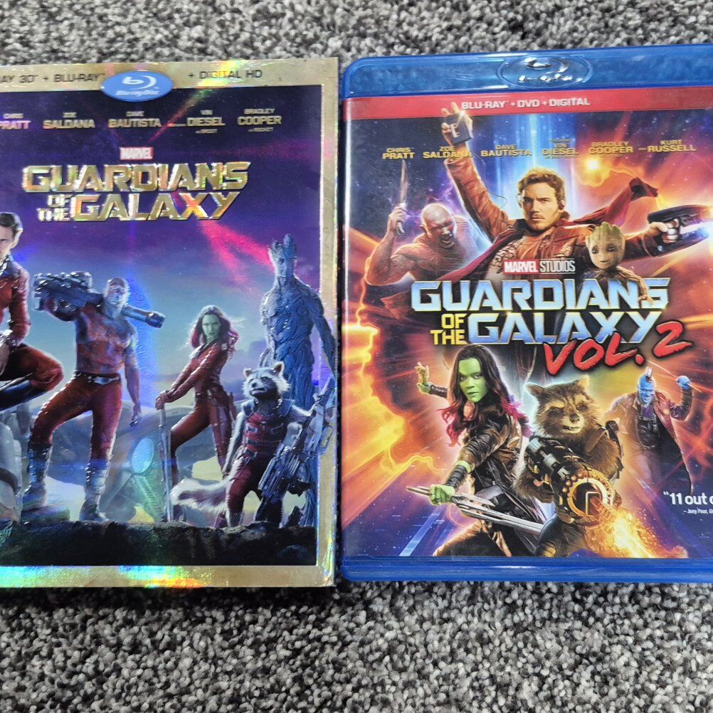 Guardians Of The Galaxy 1 & 2 Bluray