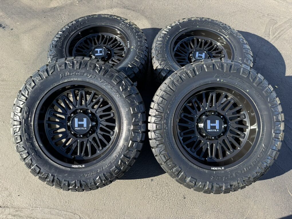 New 35x12.50r20 Nitto Hostile H143 8x180 Chevy GMC