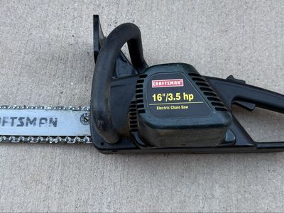 Craftsman 16"/3.5 hp Electric Chainsaw - Corded Power Tool for Yard Work