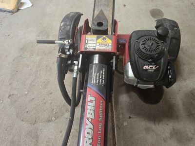 Troy-Bilt 27-Ton Log Splitter - Heavy-Duty Wood Splitting