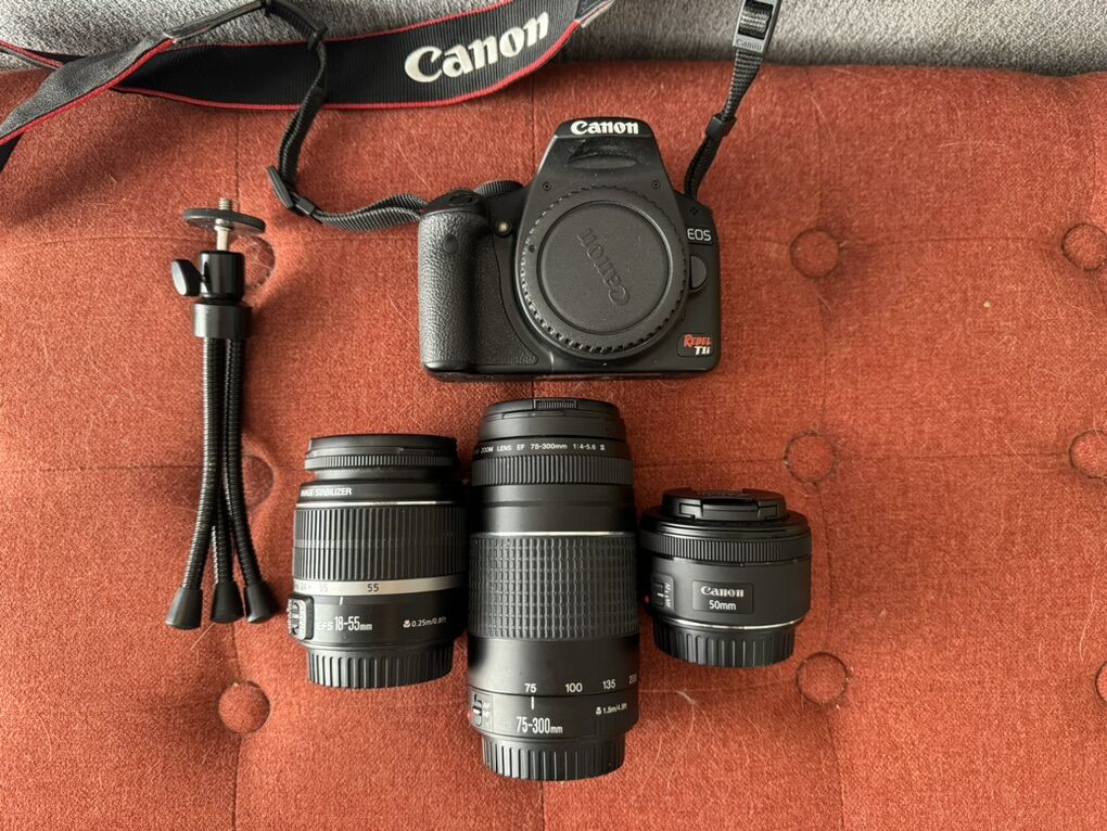 Canon Rebel T1i With Lenses