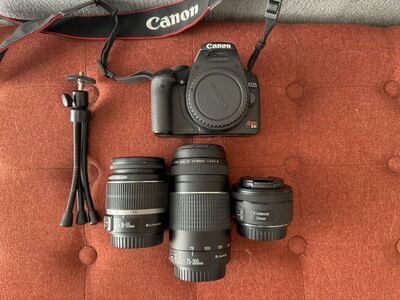 Canon Rebel T1i With Lenses