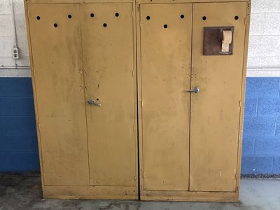 Yellow tool locker