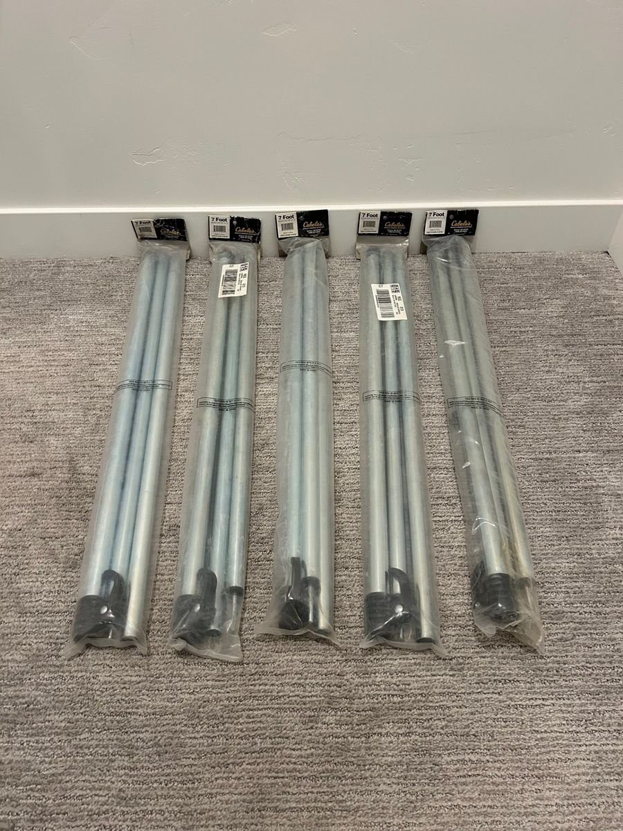 Cabels's 7' Adjustable Steel Tent Poles (5 Poles)