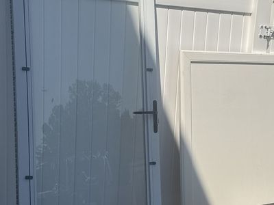 Storm Door with handle