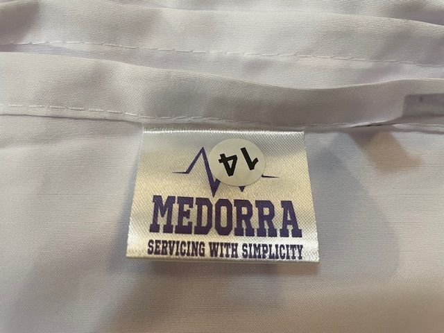 Medorra twin flat sheet - White - Great for quilting!