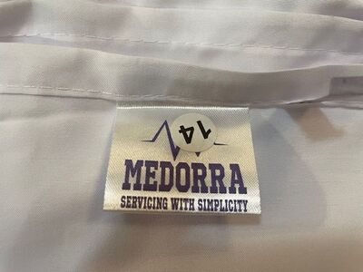 Medorra twin flat sheet - White - Great for quilting!