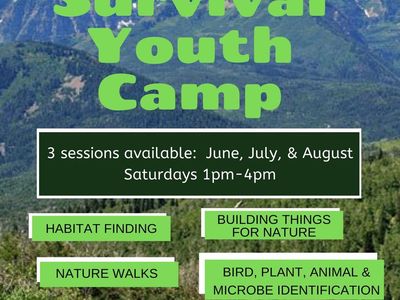 Half Off Summer Survival Youth Day Camp Nature Walks,
