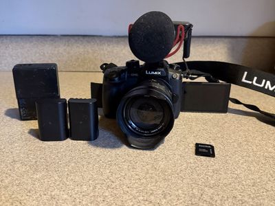 Panasonic Lumix GH5 + Leica 12-60mm Lens + Accessories — $480 OBO