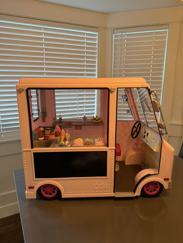 Our Generation Sweet Stop Ice Cream Truck Pink