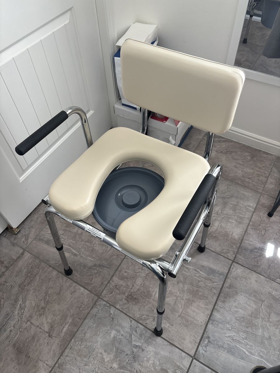 Guardian® Padded Drop Arm Commode