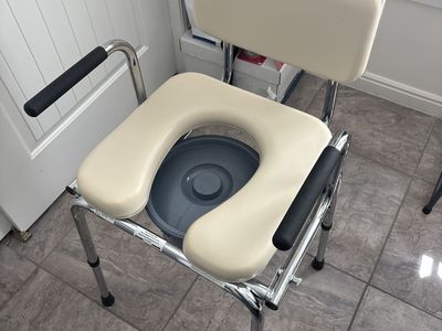 Guardian® Padded Drop Arm Commode