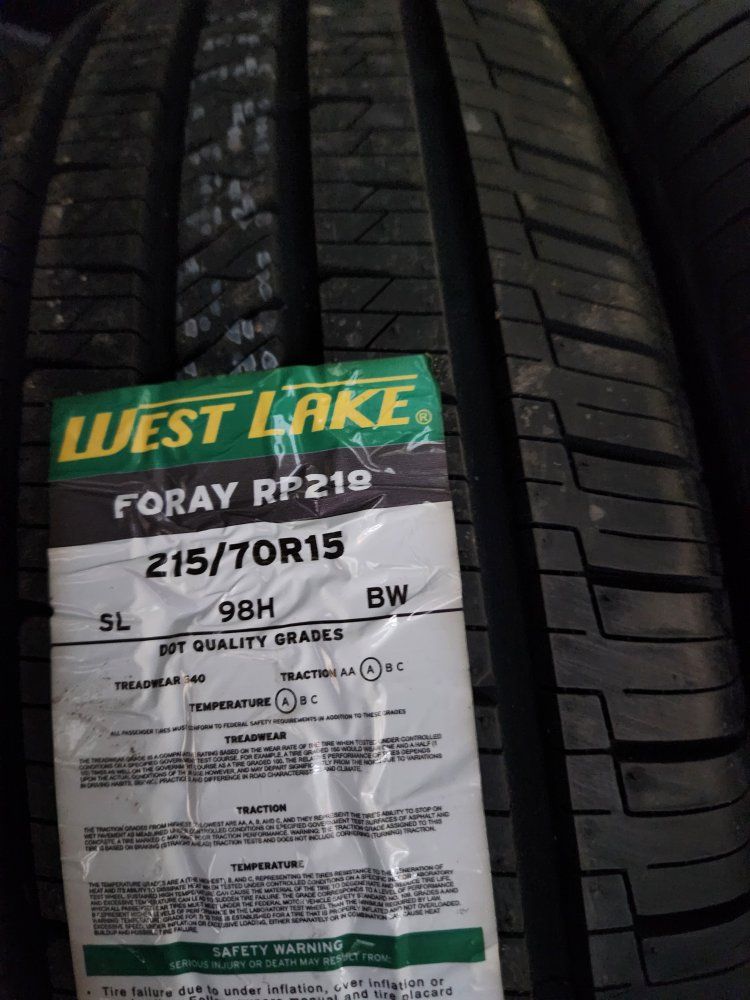 215/70r15 Westlake foray rp218