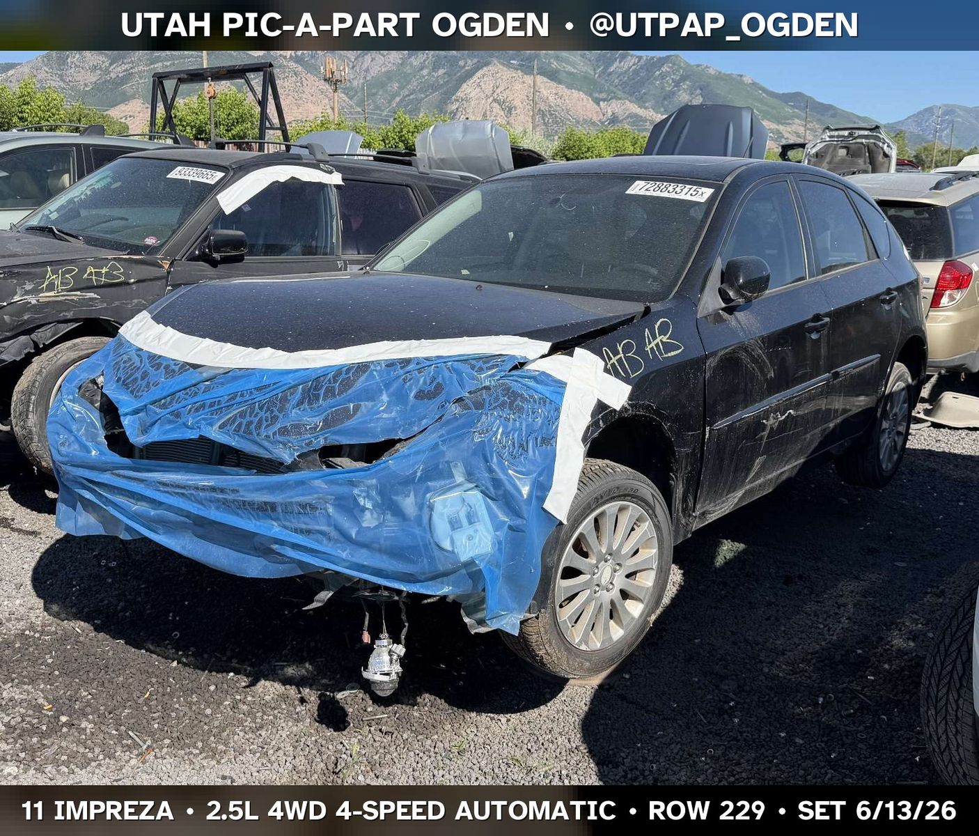 2011 Subaru Impreza Parts - UTPAP Ogden