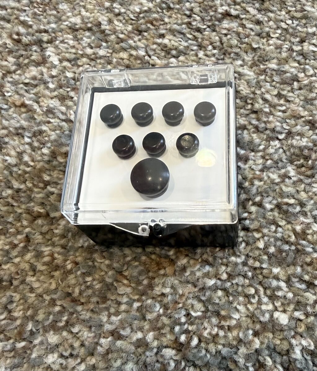 Martin bridge and end pin set - ebony