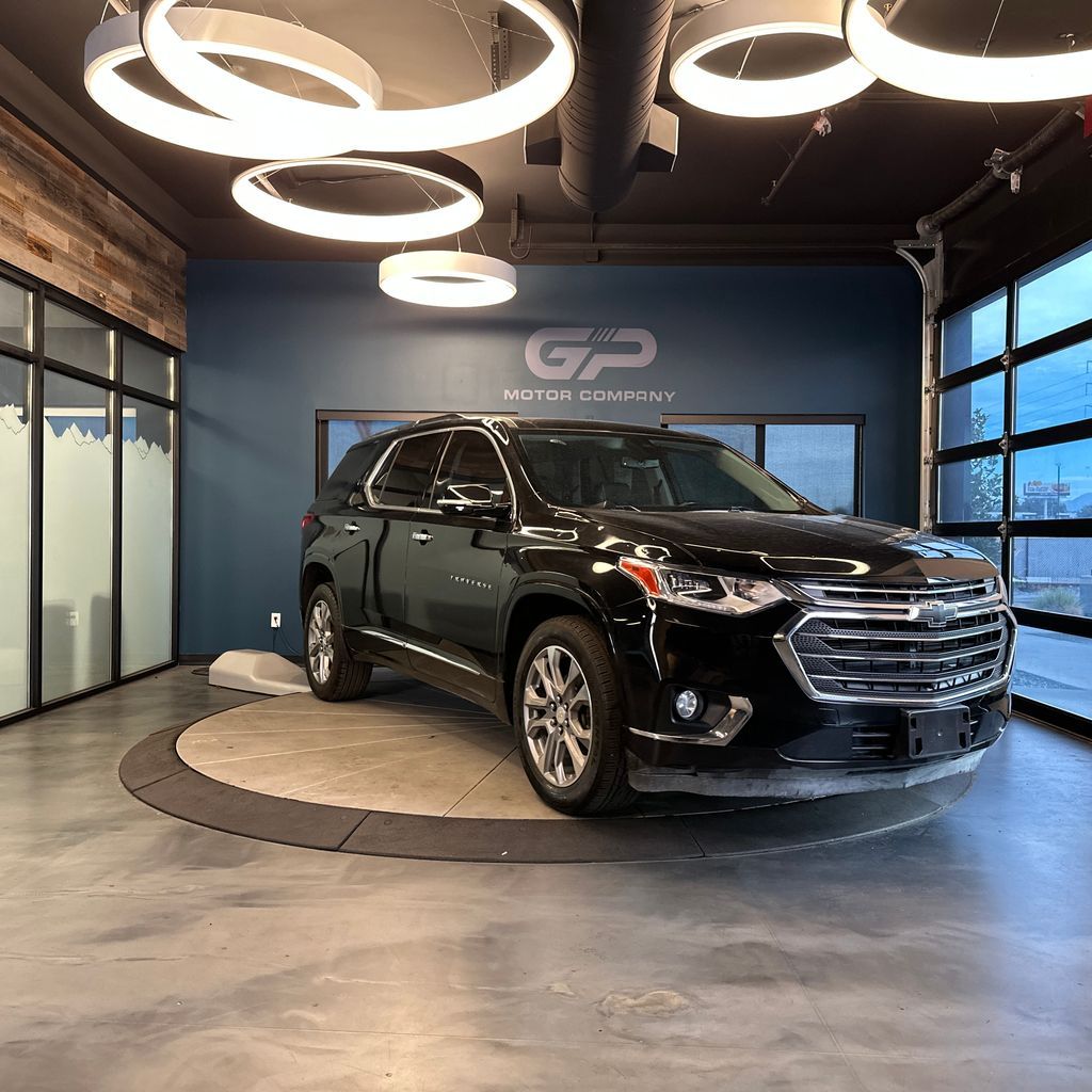 2019 Chevrolet Traverse Premier — rebuilt & branded title, 10% below market