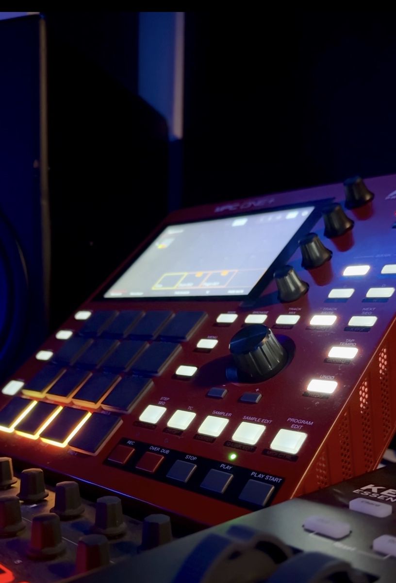 Akai MPC One Plus (Red) Like New