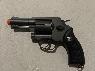 WinGun (WG) Full Metal Snub Nose CO2 Airsoft Revolver
