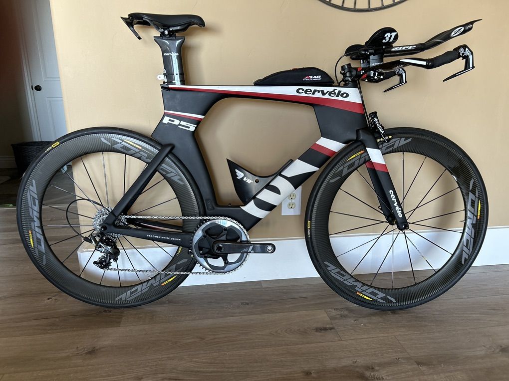 Cervelo P5 TT Tri Bike 1x Set-Up