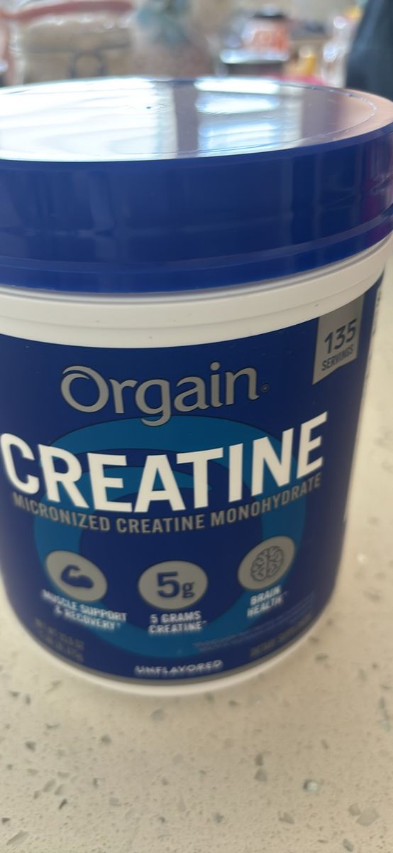 Orgain Micronized Creatine Monohydrate Unflavored - 135 Servings, 5g Creatine