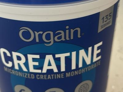 Orgain Micronized Creatine Monohydrate Unflavored - 135 Servings, 5g Creatine