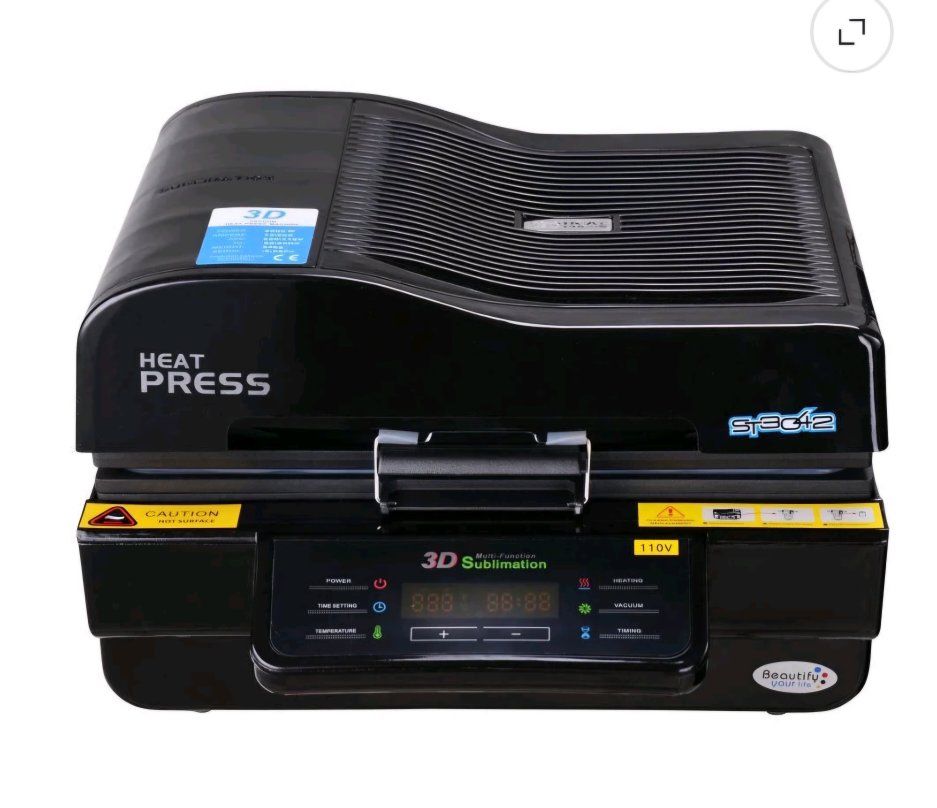 STC42 3D Multi-Function Sublimation Heat Press Machine 110V