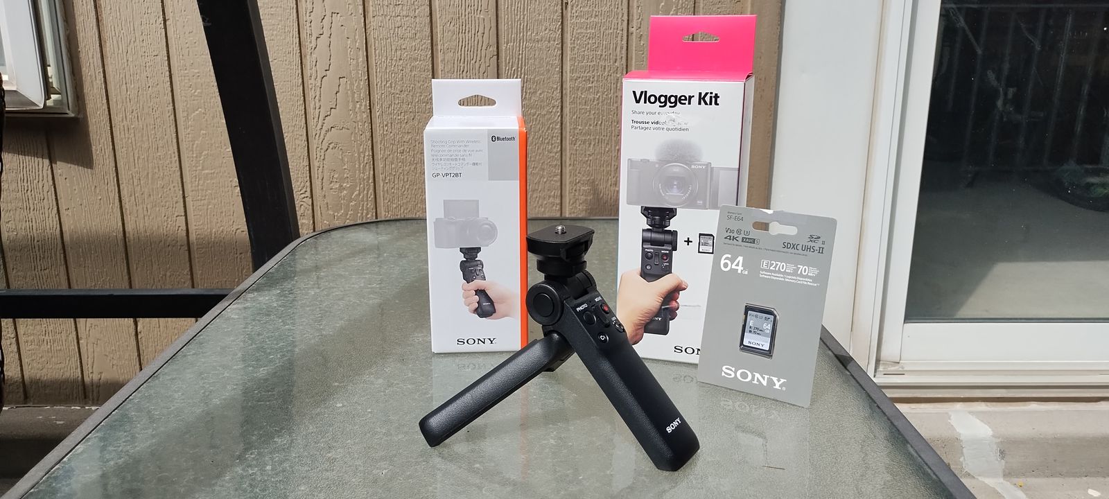 Sony Vlogger Handheld Shooting Grip and Tripod Kit