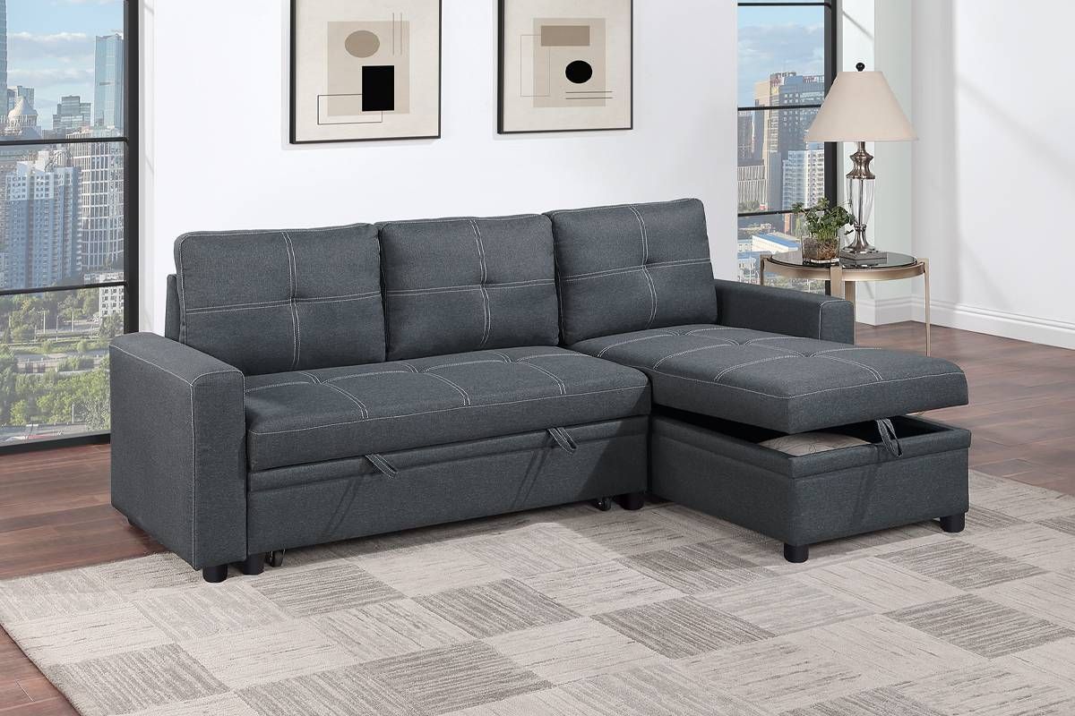 NEW SOFA-BED with STORAGE BUILT IN - NEW IN BOX