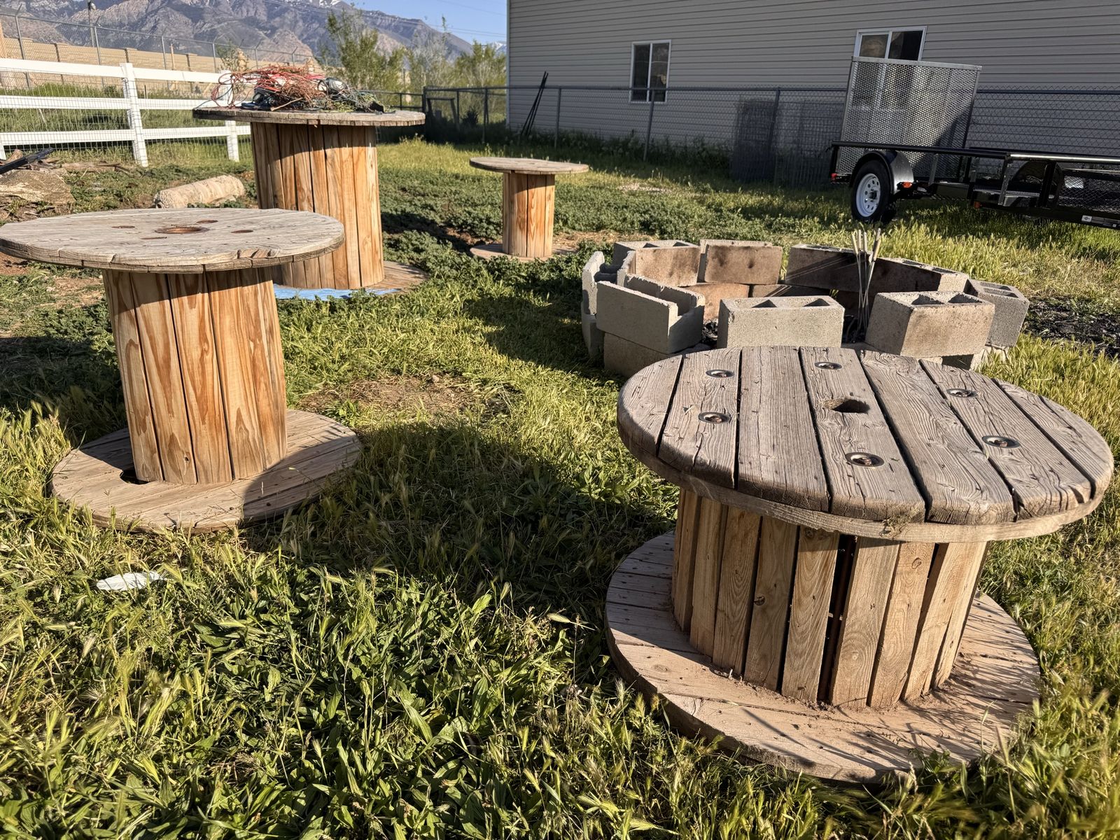 Goat spools, very nice. $20 each