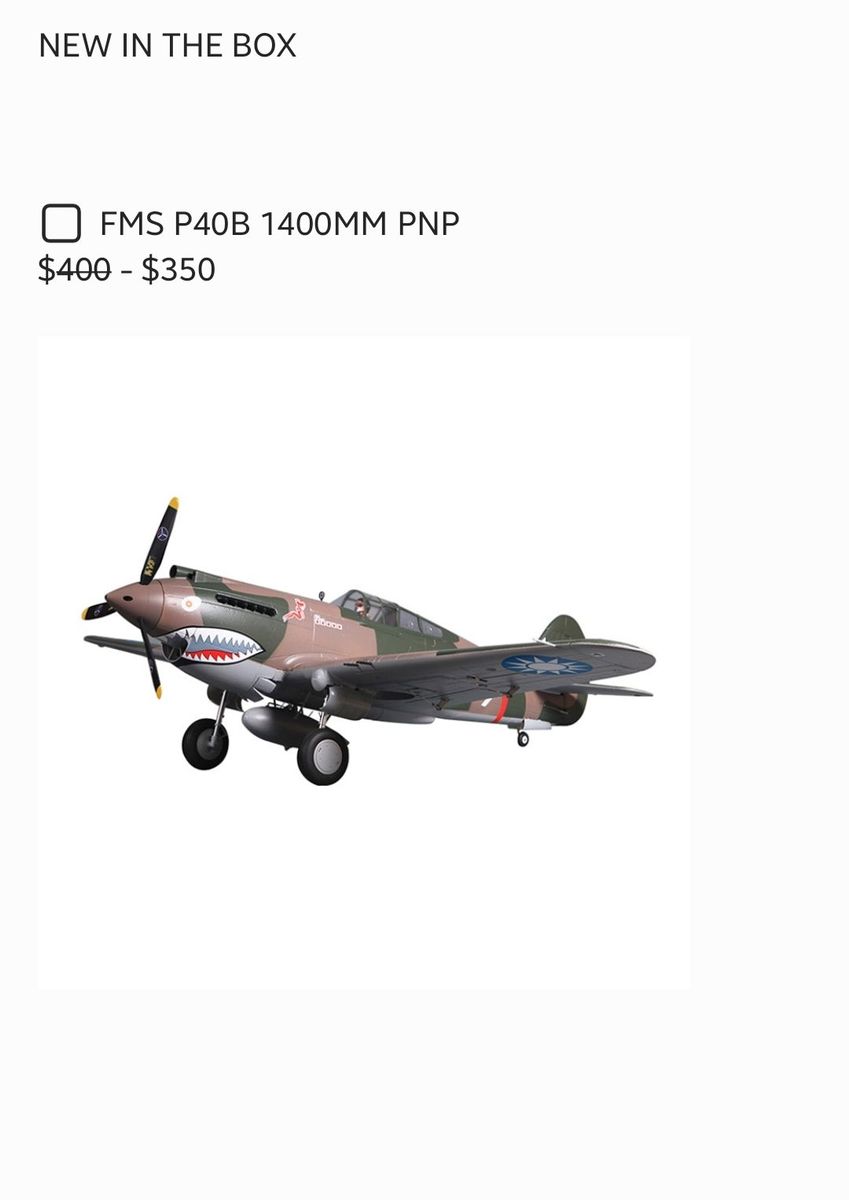 New and Used RC Airplanes