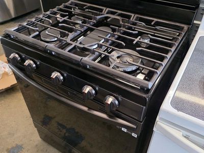 Samsung Black stainless gas range