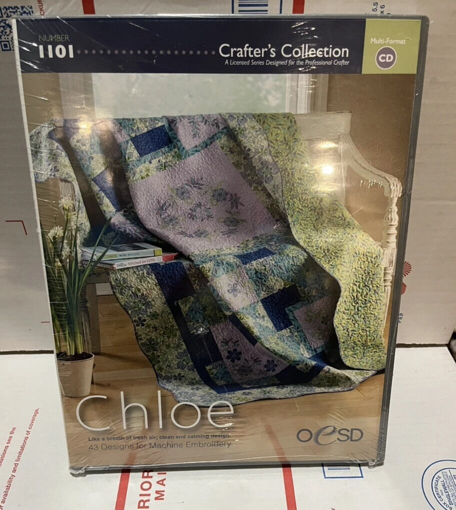 Machine Embroidery CD CHLOE NEW