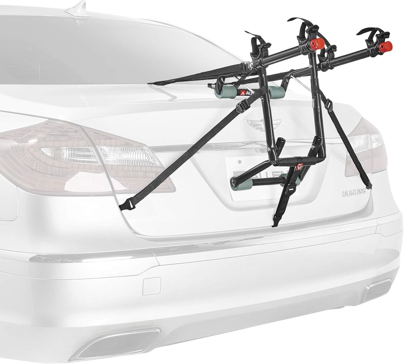 Deluxe 2-Bike Trunk Mount Rack, Model 102DN-R, Black